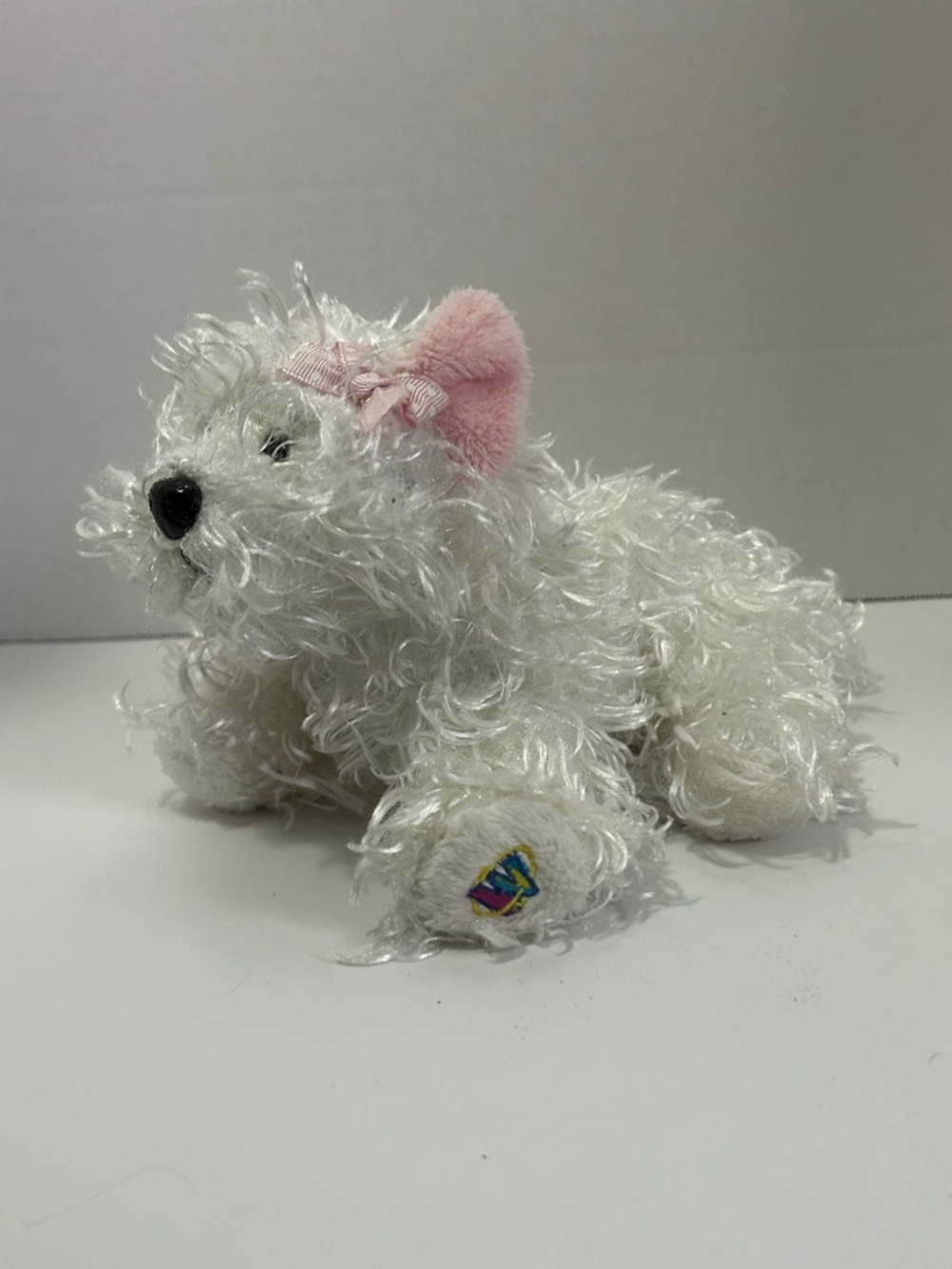 2/$20 ☘️ Webkinz Ganz Lil Kinz White Terrier HM106 No Code